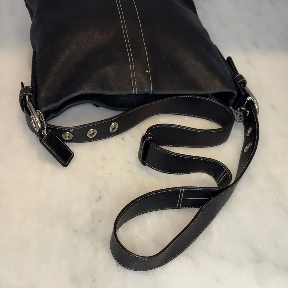 Coach Bag Purse Handbag Leather Vintage Y2K Slim Soho Hobo Crossbody Shoulder